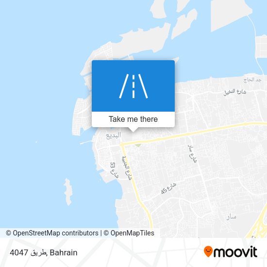 طريق 4047 map