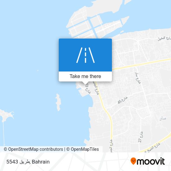 طريق 5543 map