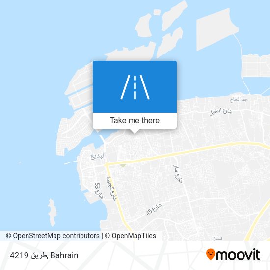 طريق 4219 map