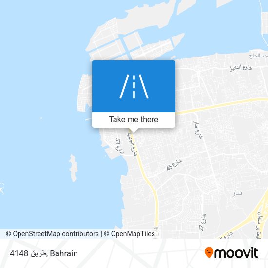 طريق 4148 map