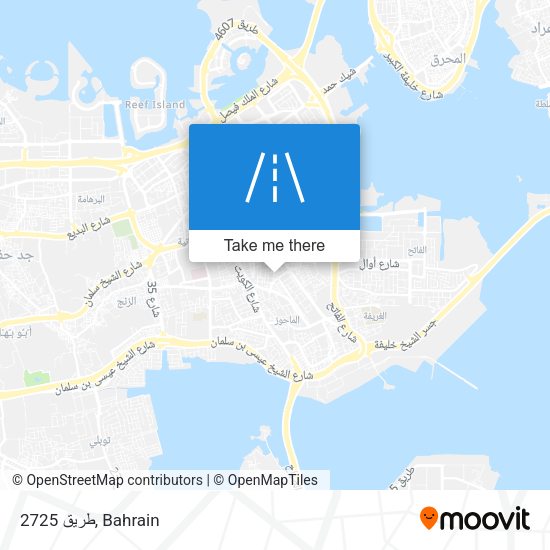 طريق 2725 map