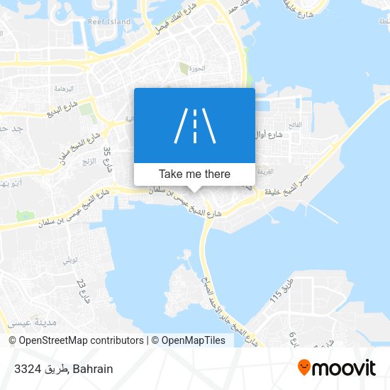 طريق 3324 map