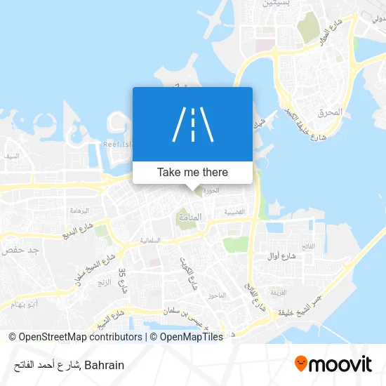 شارع أحمد الفاتح map