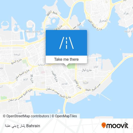 شارع بني عتبة map