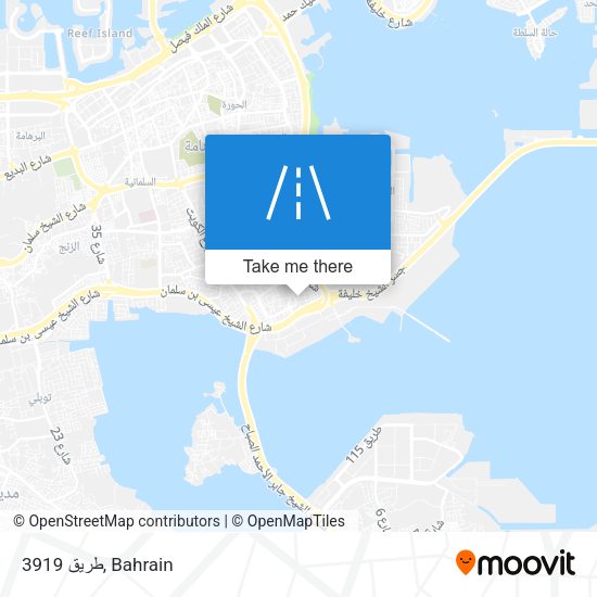 طريق 3919 map
