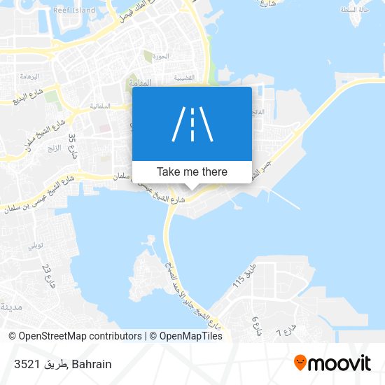 طريق 3521 map