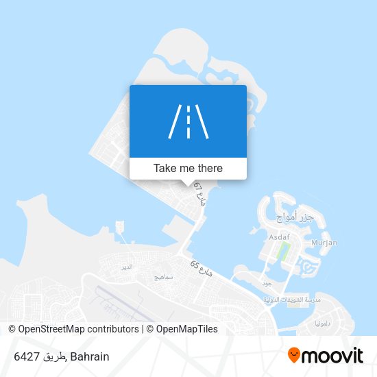 طريق 6427 map