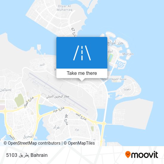 طريق 5103 map