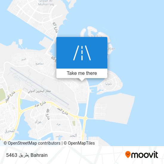 طريق 5463 map