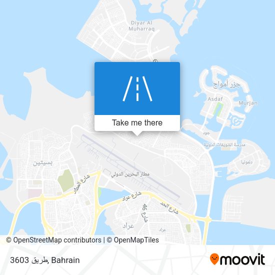 طريق 3603 map
