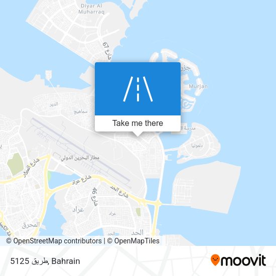 طريق 5125 map