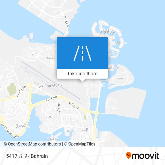 طريق 5417 map