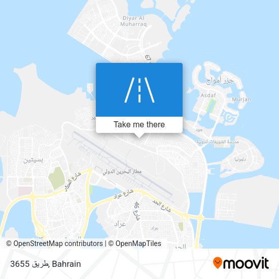 طريق 3655 map