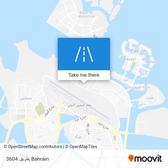 طريق 3604 map