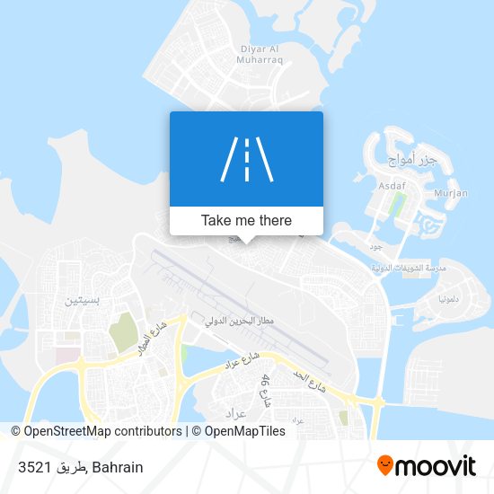 طريق 3521 map