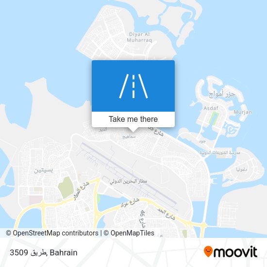 طريق 3509 map
