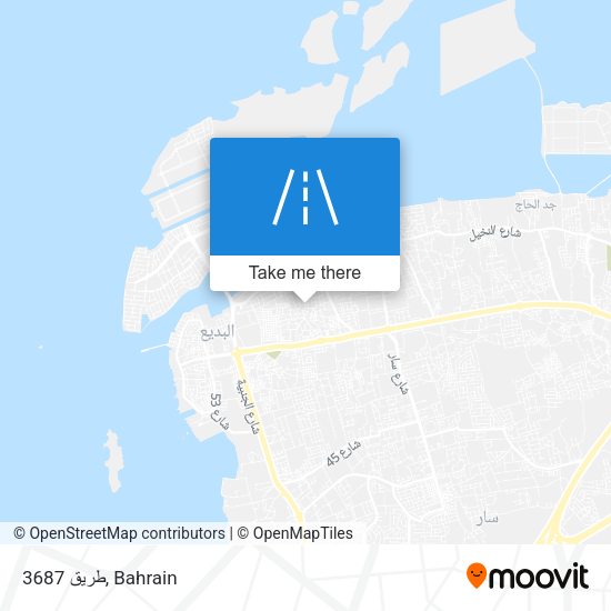 طريق 3687 map