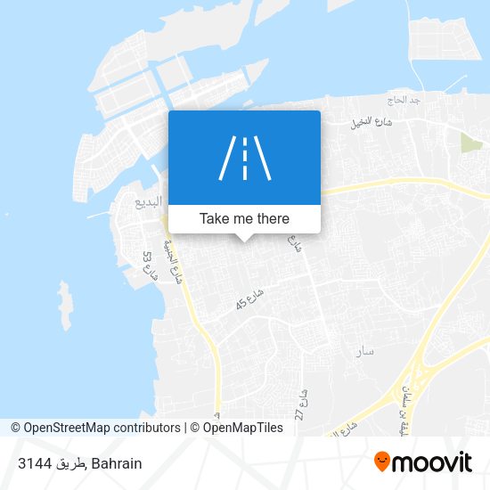 طريق 3144 map