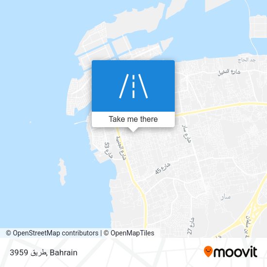 طريق 3959 map