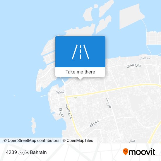 طريق 4239 map