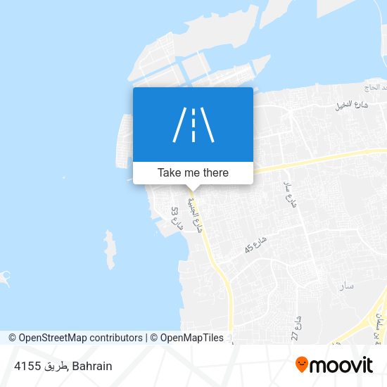 طريق 4155 map