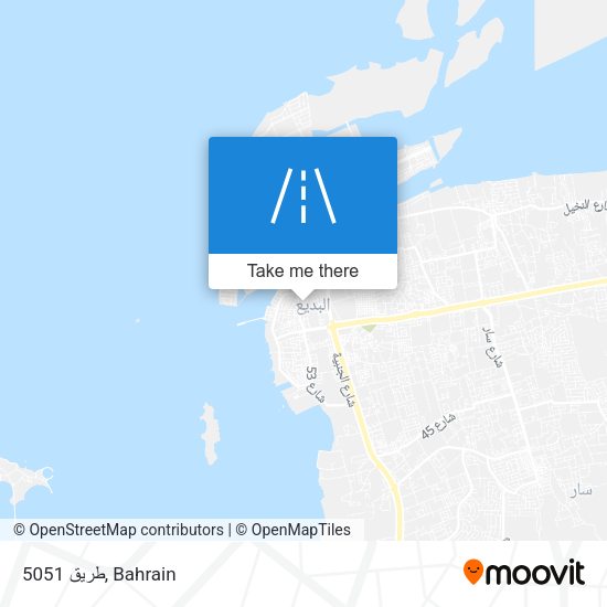 طريق 5051 map