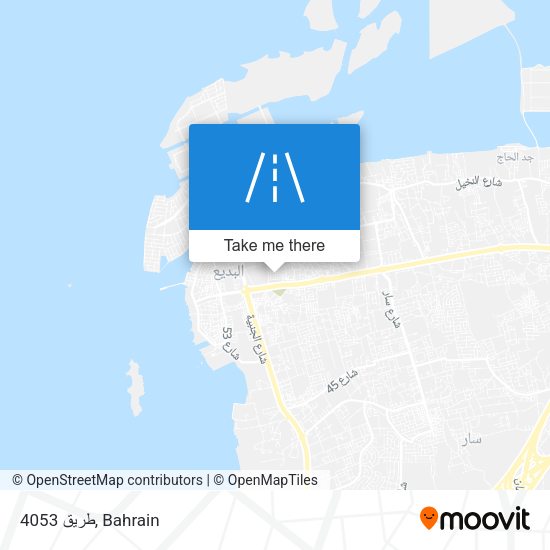 طريق 4053 map
