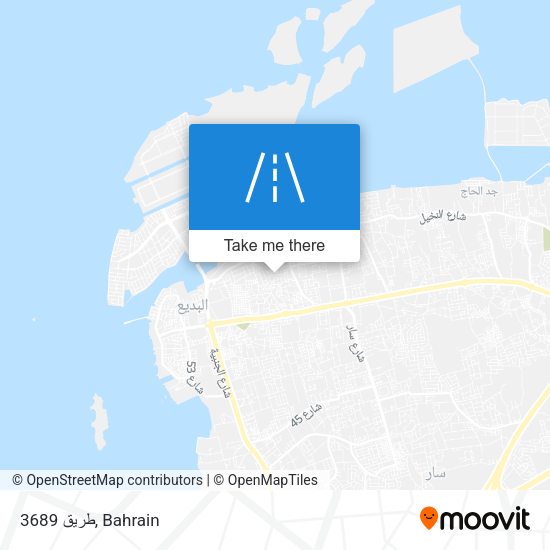 طريق 3689 map