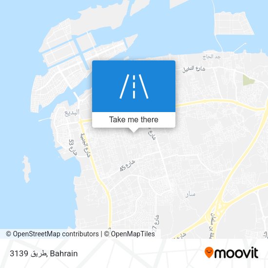 طريق 3139 map