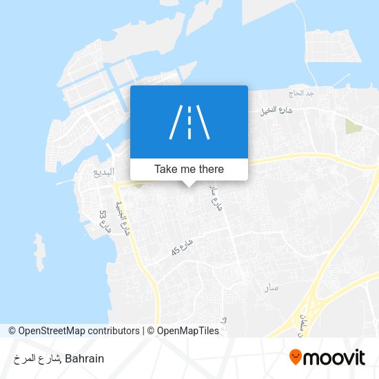 شارع المرخ map