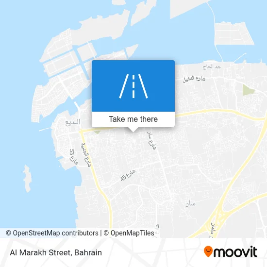 شارع المرخ map