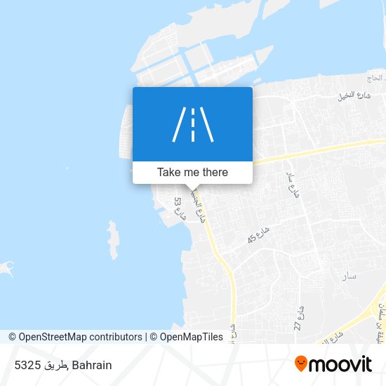 طريق 5325 map