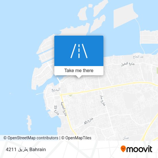طريق 4211 map