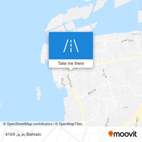 طريق 4169 map