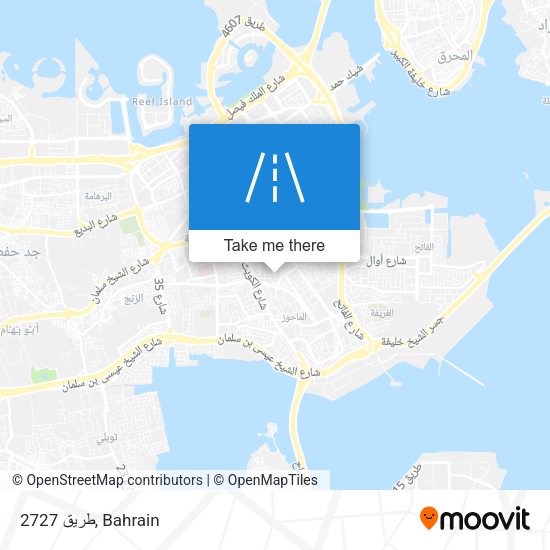 طريق 2727 map