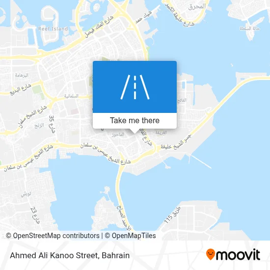 Ahmed Ali Kanoo Street map