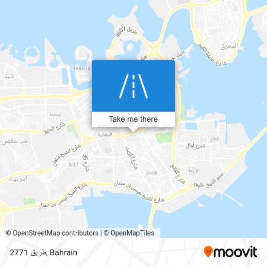 طريق 2771 map