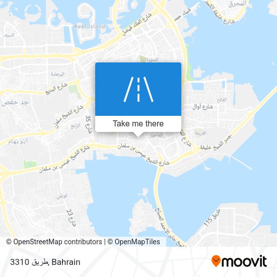 طريق 3310 map
