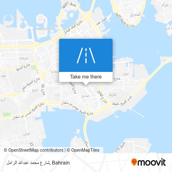 شارع محمد عبدالله الزامل map