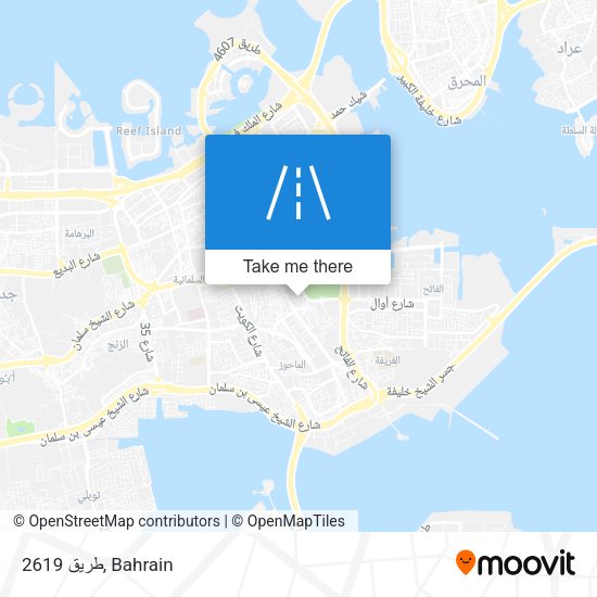 طريق 2619 map