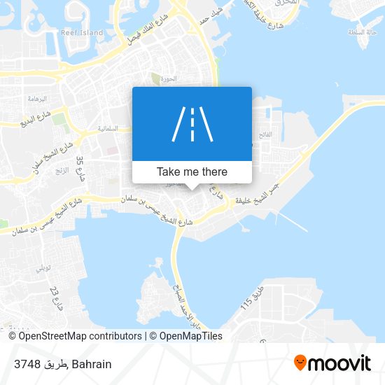 طريق 3748 map