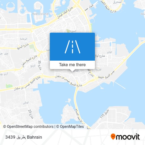 طريق 3439 map