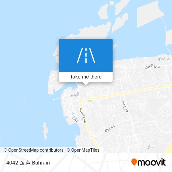 طريق 4042 map