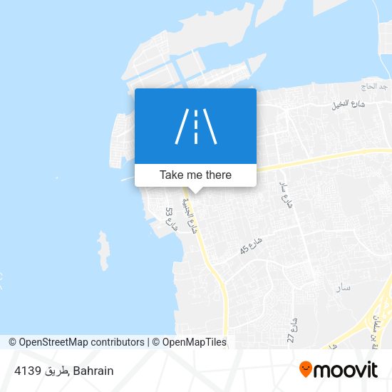 طريق 4139 map