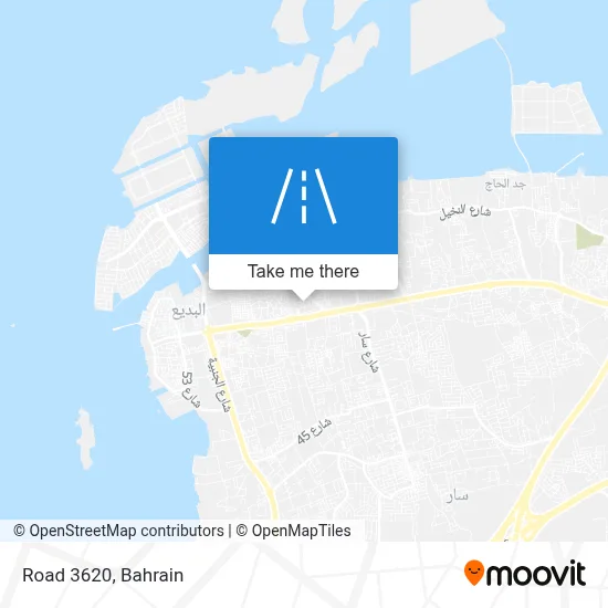 Road 3620 map