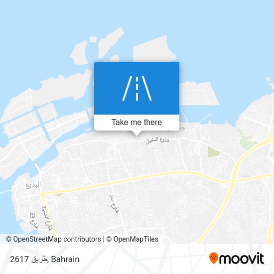 طريق 2617 map