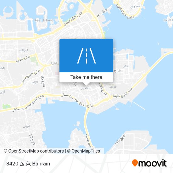 طريق 3420 map