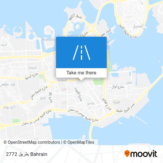 طريق 2772 map