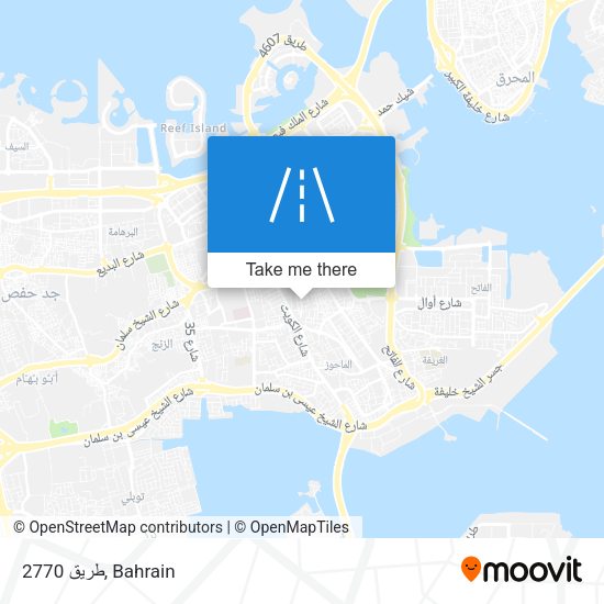 طريق 2770 map
