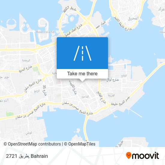 طريق 2721 map